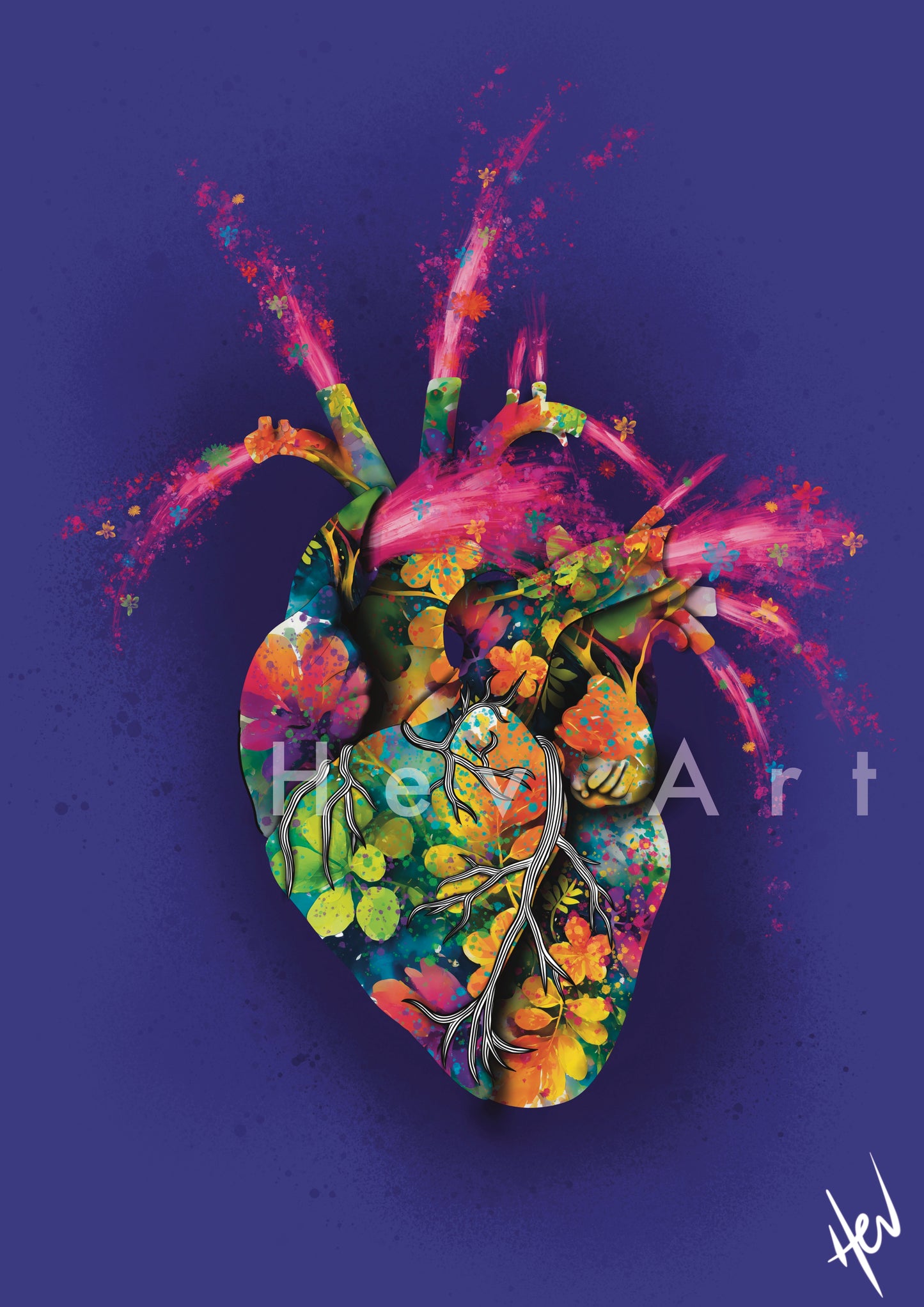 Through my Veins Giclee Digital Print