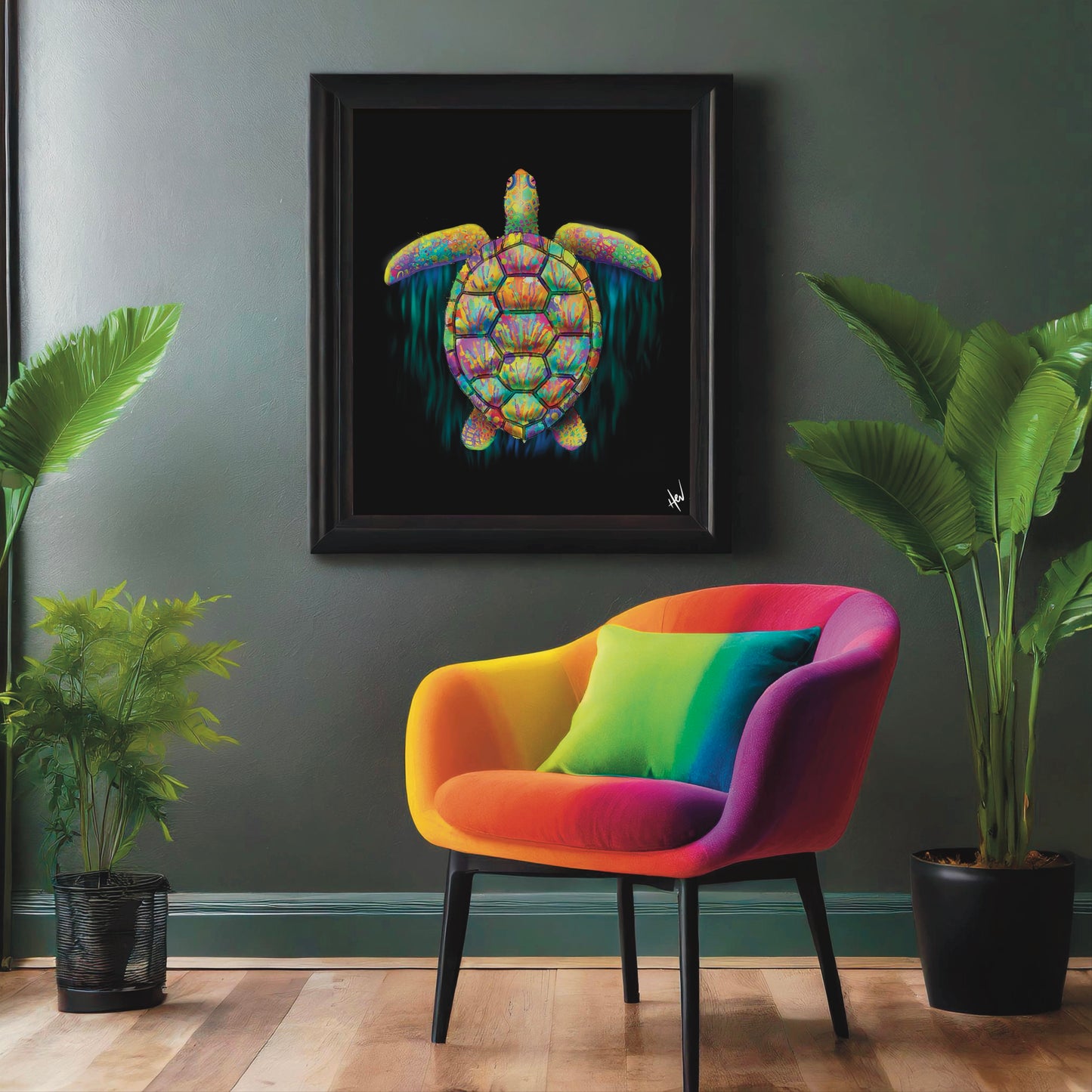Terrific Turtle Giclee Print