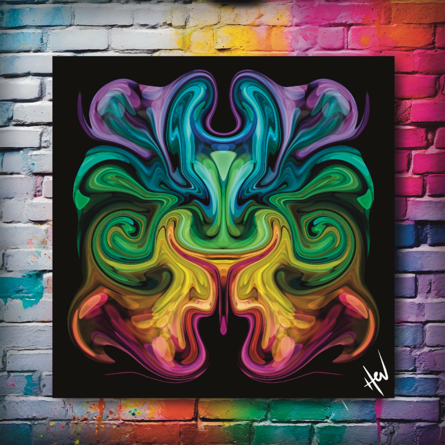 Rorschach Giclee Digital Print