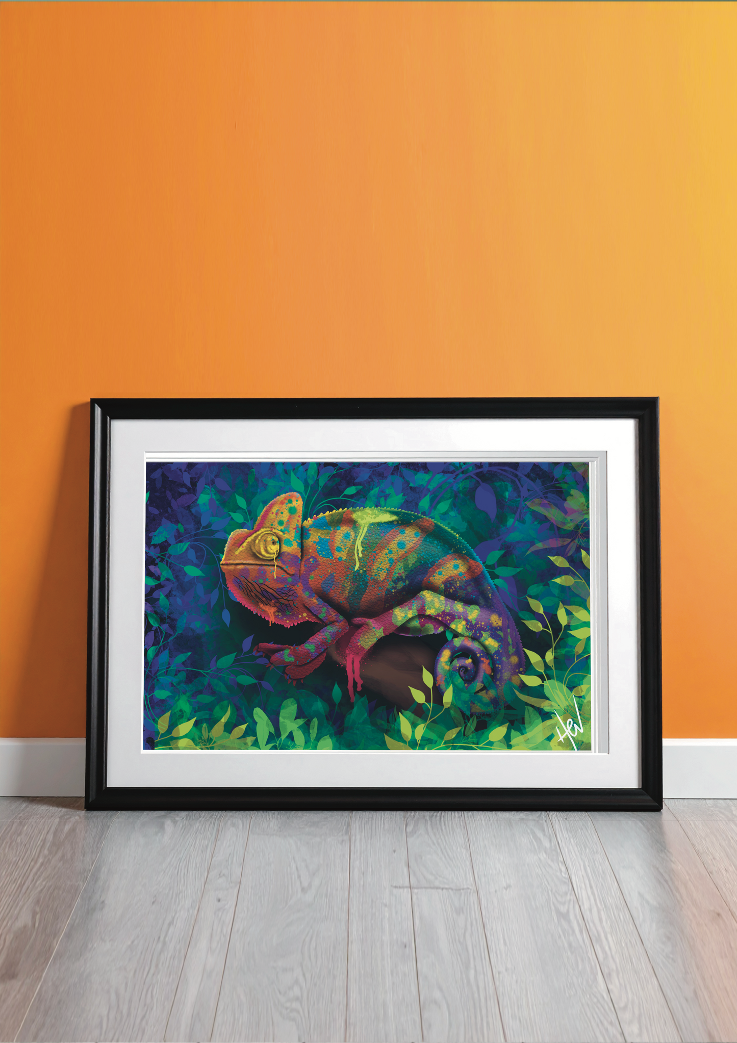 Chameleon Giclee Digital Print