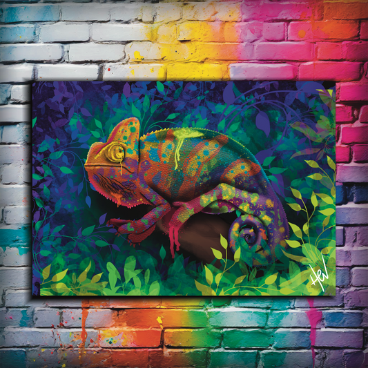 Chameleon Giclee Digital Print