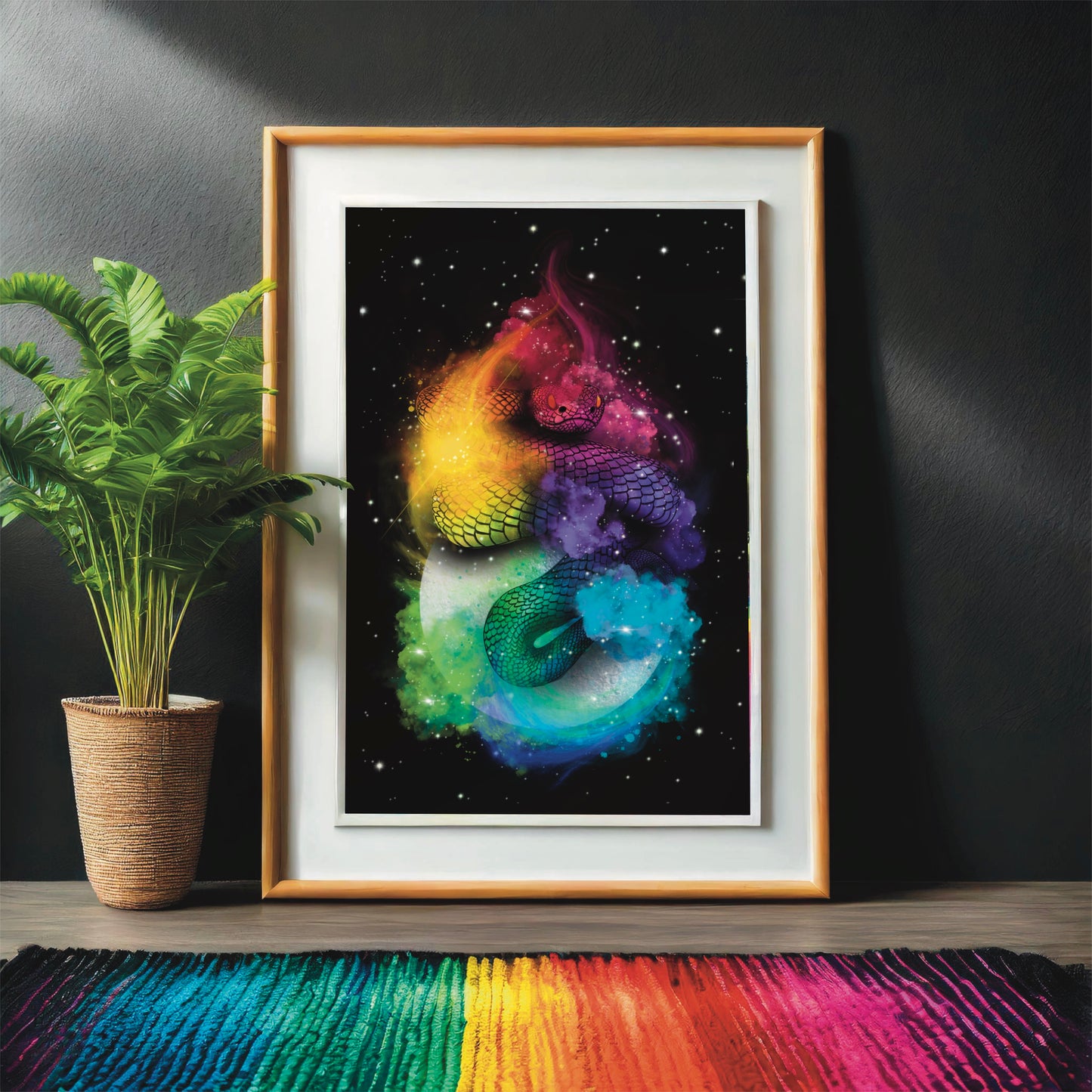 Serpent Stardust Giclee Digital Print