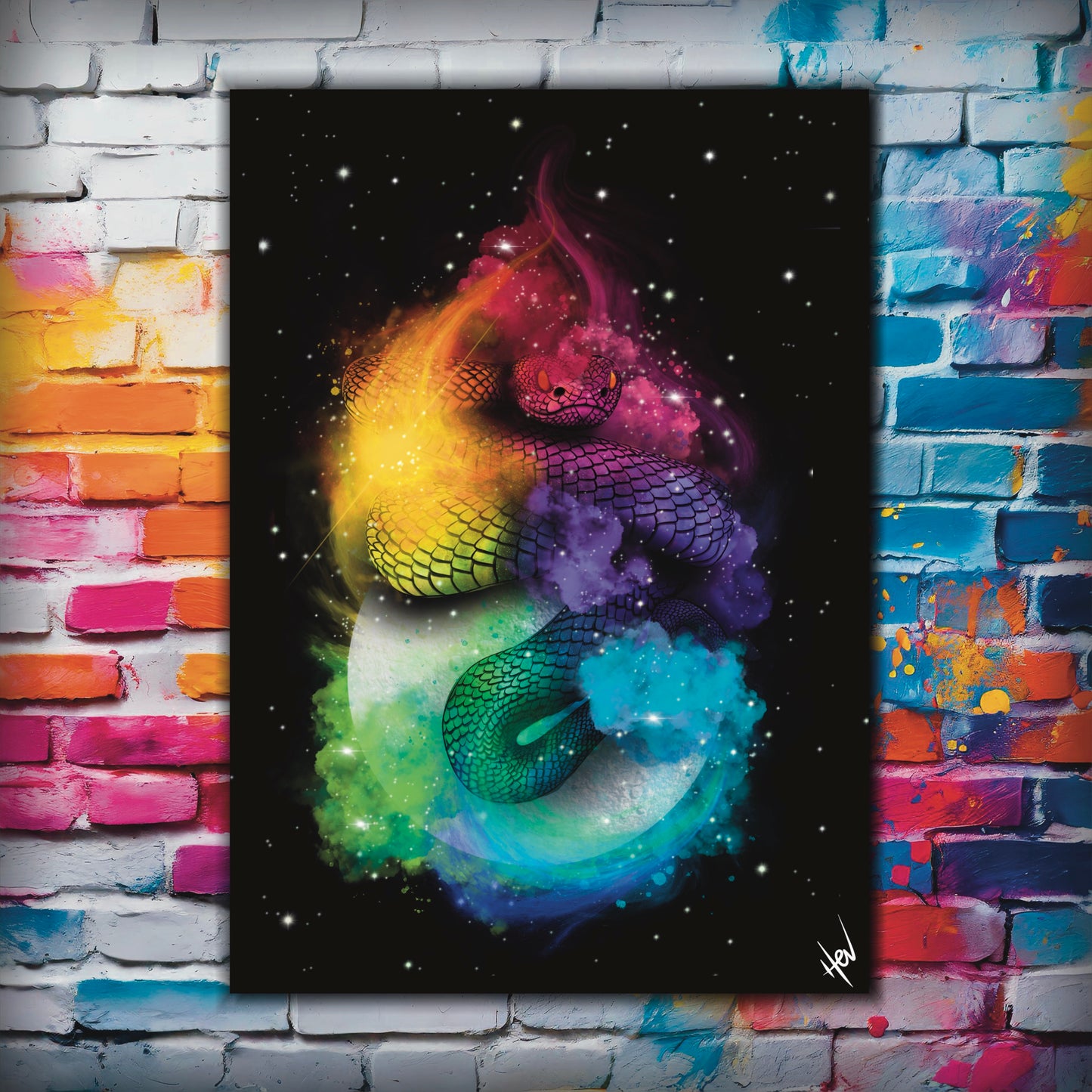 Serpent Stardust Giclee Digital Print