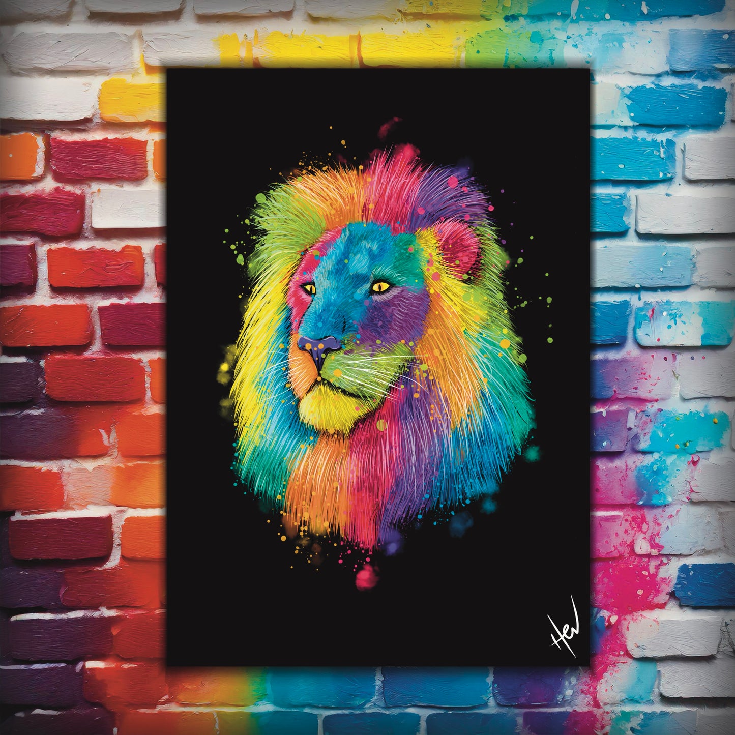 Luscious Lion Giclee Digital Print