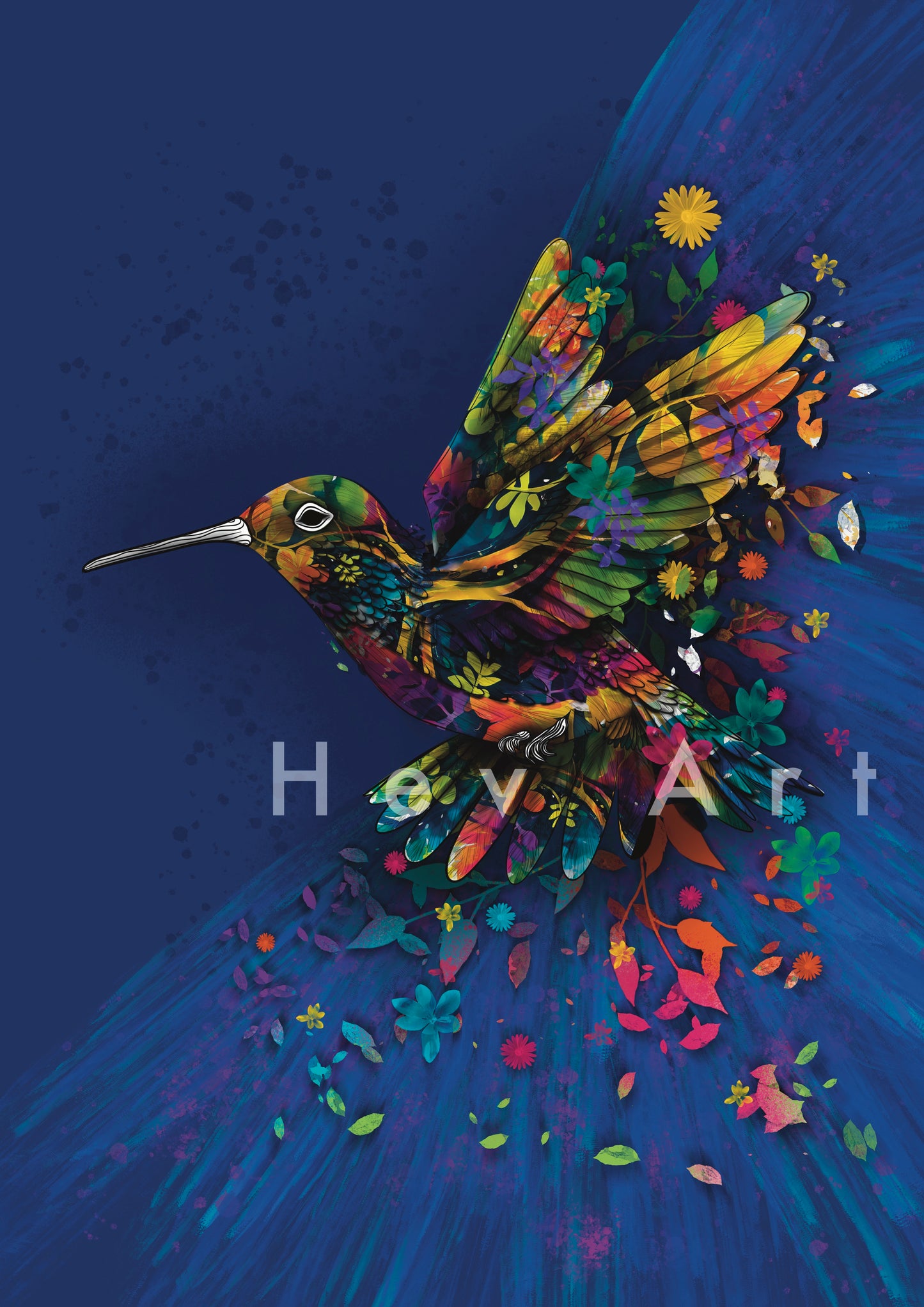 Hummingbird- Giclee Digital Print